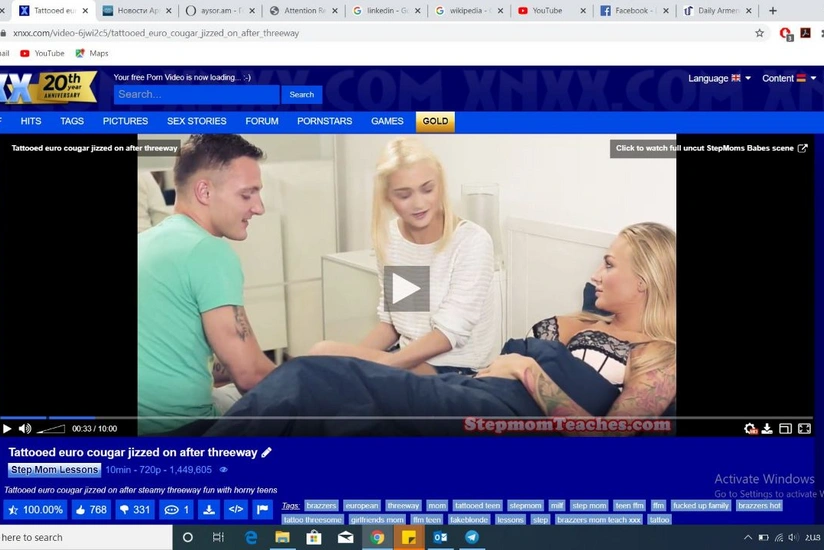 Azərbaycanlı hakerlər erməni naziri porno izləyərkən yaxaladı