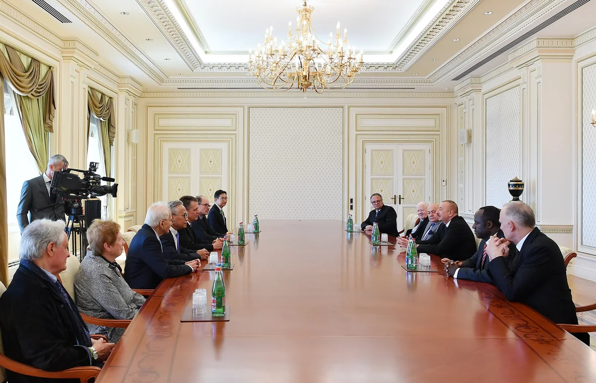 President Ilham Aliyev received delegation of International Union of Architects