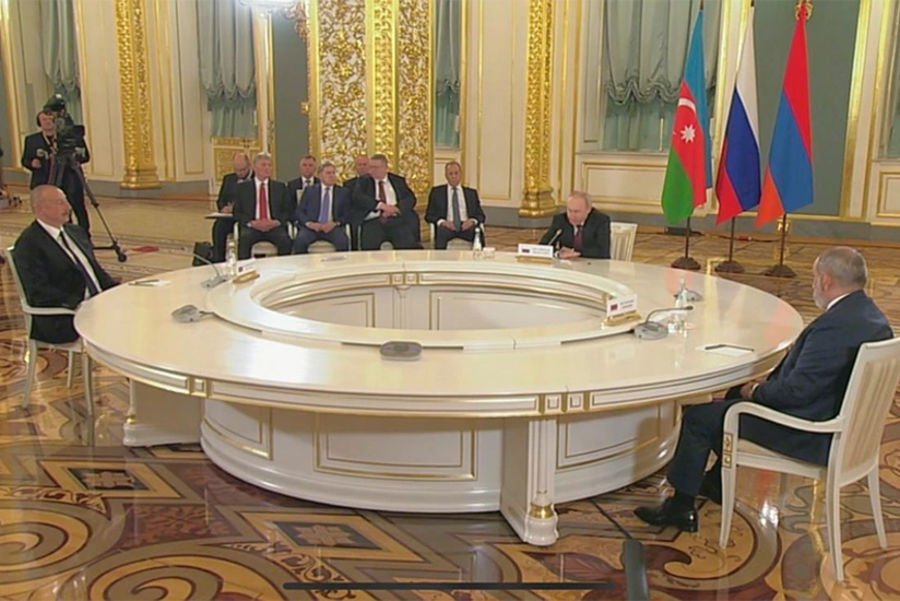 В Москве завершилась трехсторонняя встреча лидеров Азербайджана, России и Армении
