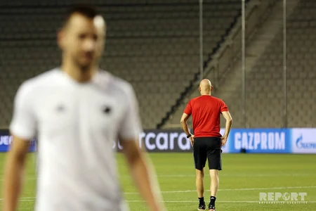 “Kopenhagen”in “Qarabağ”la oyunöncəsi açıq məşqindən - FOTOREPORTAJ