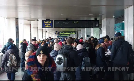 1,200 Azerbaijanis leave Ukraine for Moldova - PHOTO