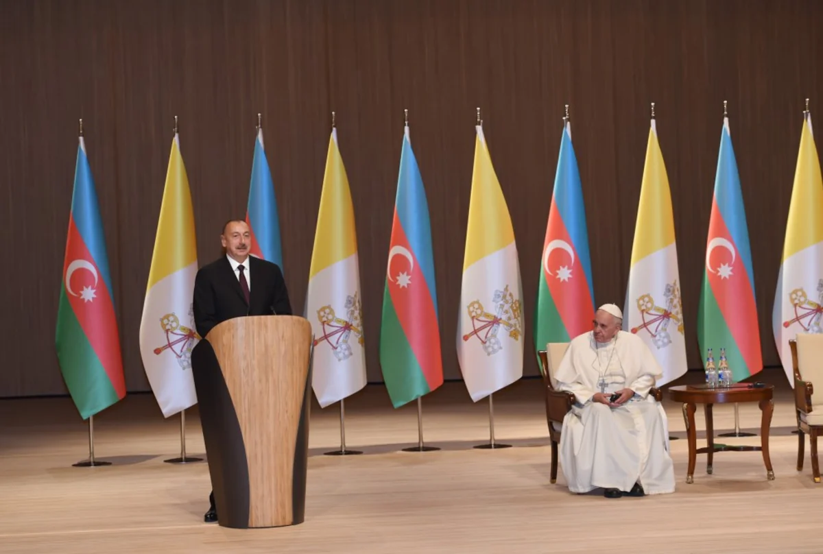 İlham Əliyev: Roma Papasının Azərbaycana səfəri bütün bəşəriyyət üçün önəmlidir