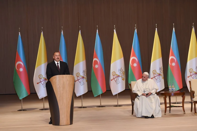 İlham Əliyev: Roma Papasının Azərbaycana səfəri bütün bəşəriyyət üçün önəmlidir