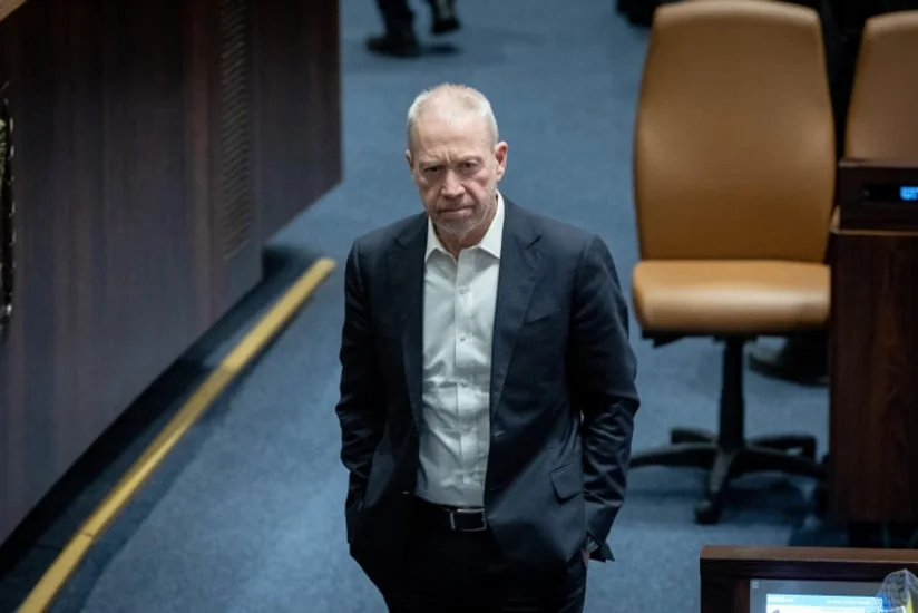 Возле дома главы Минобороны Израиля резервисты провели акцию протеста