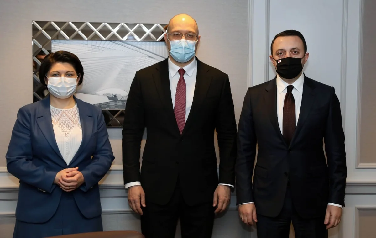 Georgian, Ukrainian, Moldovan PMs discuss Eastern Partnership summit