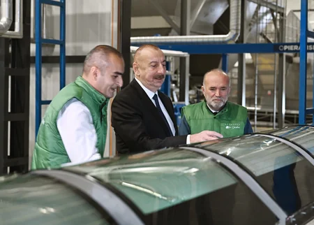 Prezident Zirədə zeytun emalı zavodunun açılışında iştirak edib - YENİLƏNİB