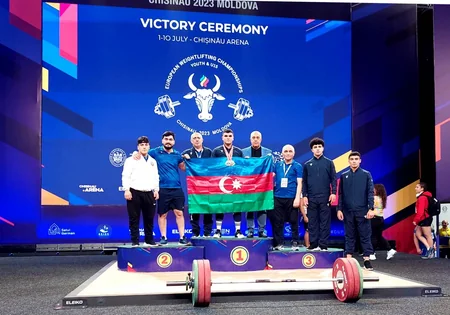 Atletimiz Avropa birinciliyində 1 qızıl və 2 gümüş medal qazanıb