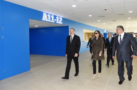 Prezident İlham Əliyev Bakı Su İdmanı Sarayının açılışını edib