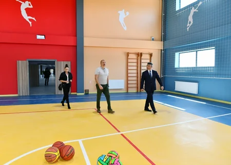 Prezident və birinci xanım Zəngilanda “Ağıllı kənd”in açılışını ediblər