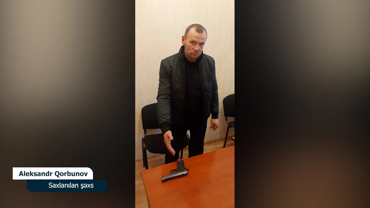 Bakıda tapança satmaq istəyən şəxs saxlanılıb 