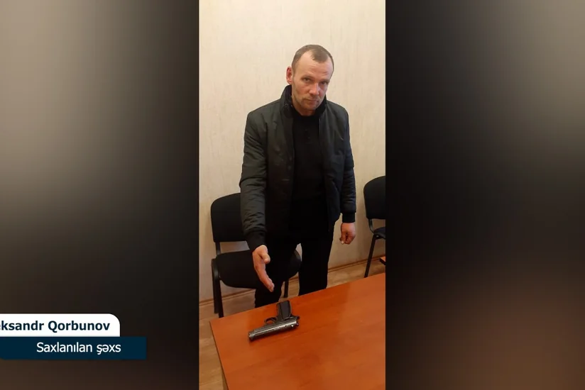 Bakıda tapança satmaq istəyən şəxs saxlanılıb 