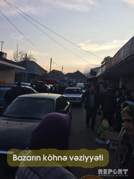 Lənkəranda generalın abidəsinin ətrafındakı bazar yığışdırılıb