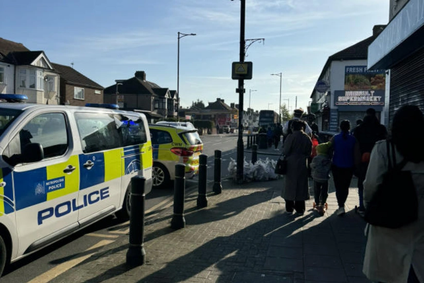 Sword-wielding man held in east London after attacks