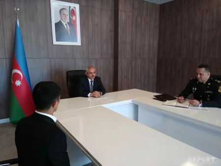 Arzu Rəhimov Şəkidə vətəndaşları qəbul edib - FOTO