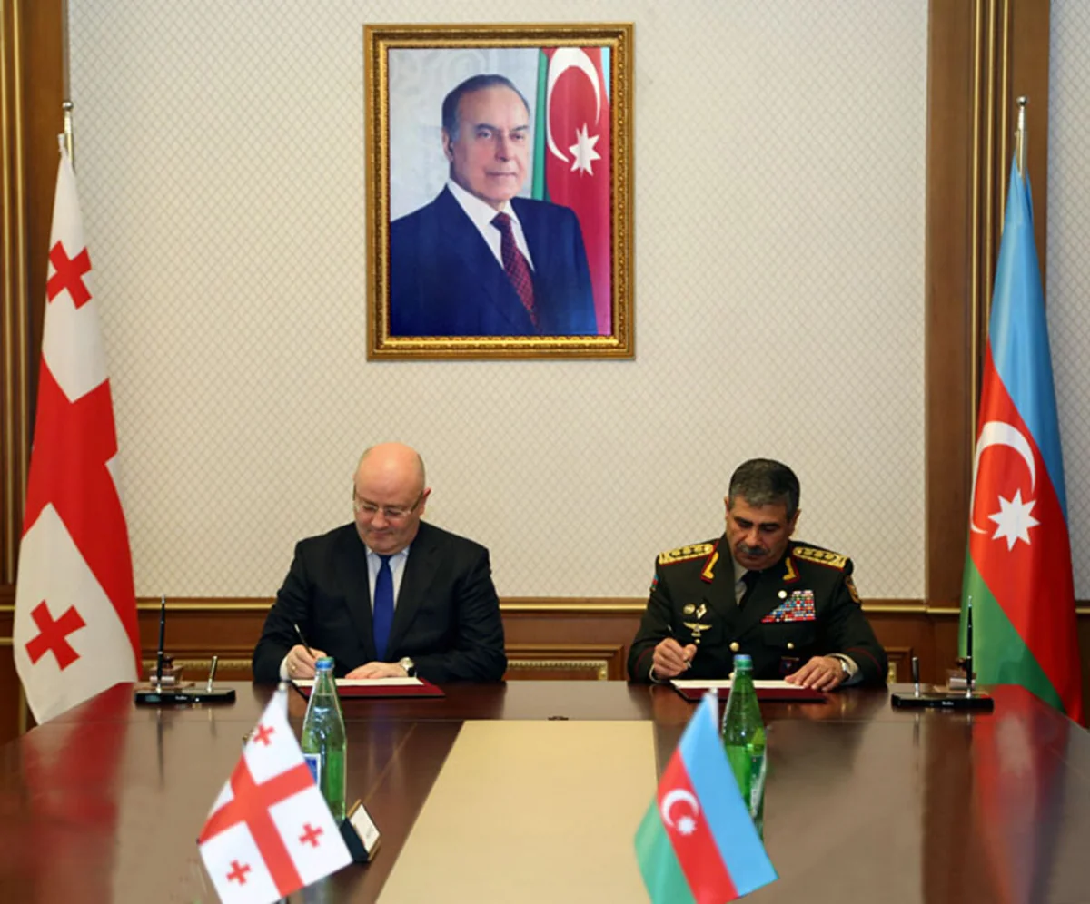 Azerbaijan and Georgia ink military cooperation Plan 2018