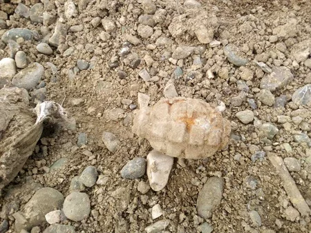 Ağcabədidə əl qumbarası tapılıb