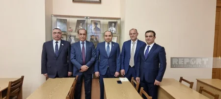 Milli Məclisin deputatları Kiyev Milli Universitetində olublar