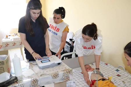 Cəlilabadda peyvənddən kənarda qalan uşaqlar vaksinasiyaya cəlb edilib