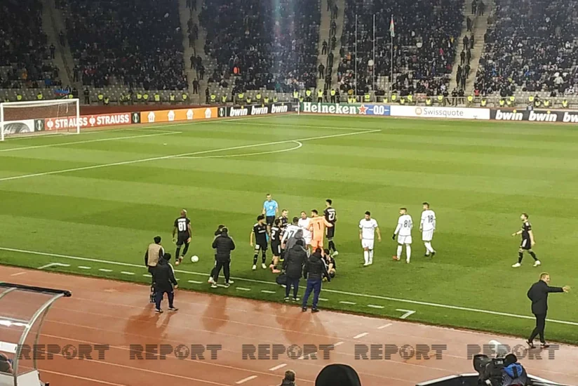 Qarabağ - Omoniya matçında insident baş verib