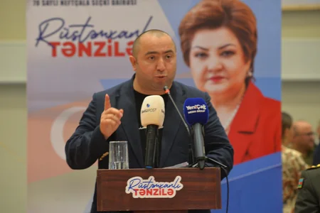 Tənzilə Rüstəmxanlı təşviqat kampaniyaları içərisində ən böyük görüşünü keçirib