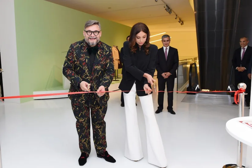 Mehriban Əliyeva “Modernizm və moda” sərgisinin açılışında iştirak edib