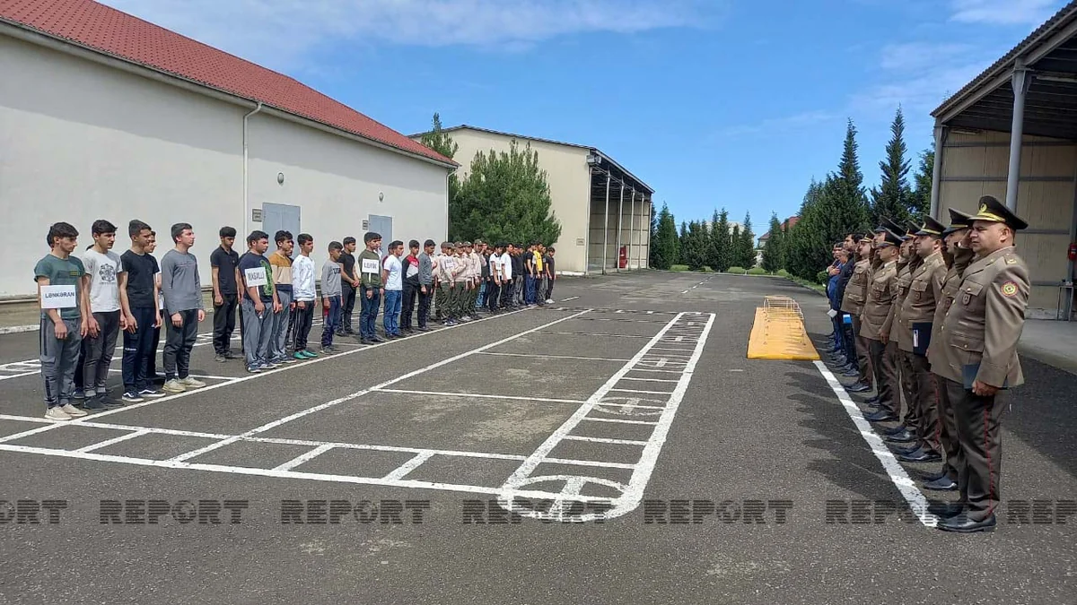 “Gənc xilasedici və yanğınsöndürən” yarışlarının zona mərhələsi keçirilib