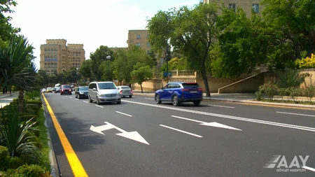 Bakının Mehdi Hüseyn və Teymur Elçin küçələrində təmir yekunlaşıb