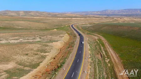 Hacıqabulda 8 kəndi birləşdirən yol yenidən qurulub