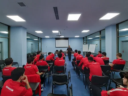 Azərbaycan millisinin üzvləri üçün məşğələ keçirildi