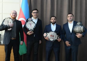 Gənclər və idman naziri Nəriman Abbasovla görüşüb