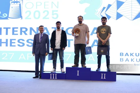 Closing ceremony of Baku Open 2025 International Chess Festival held