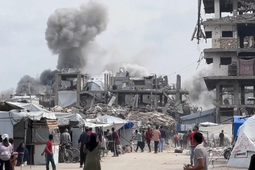 Israeli strikes on Gaza Strip leave 95 Palestinians killed