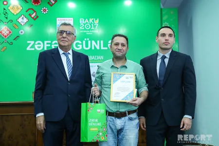Report News Agency gets award for Baku 2017 Islamic Games