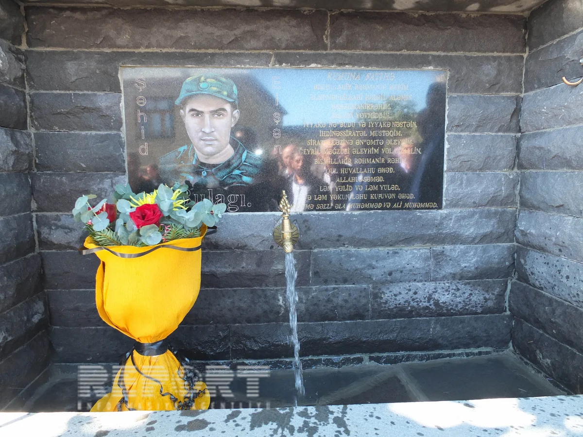 Gürcüstanın Bolnisi rayonunda Azərbaycan Ordusunun şəhid olmuş əsgəri yad edilib - FOTO