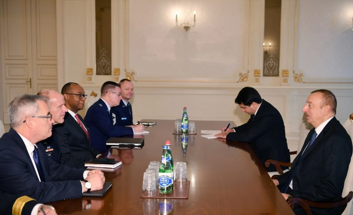 President Ilham Aliyev receives delegation led by commander of U.S. Transportation Command - UPDATED