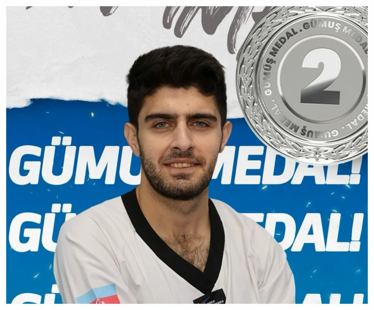 Azərbaycan parataekvondoçusu Prezident Kubokunda gümüş medal qazanıb