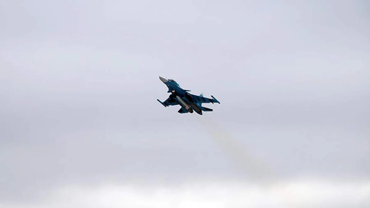 Бомбардировщик Су-34 упал в Волгоградской области