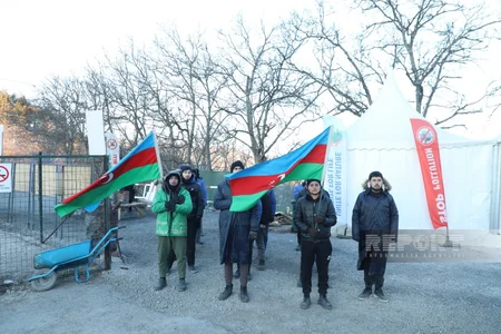 Акция на дороге Ханкенди-Лачын продолжается уже 68 дней