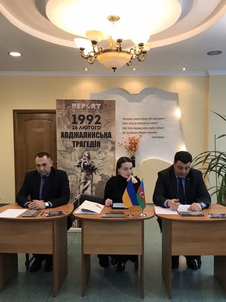 Kiyevdə Xocalı faciəsi ilə bağlı tədbir keçirilib