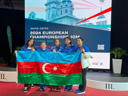 Azərbaycan atıcıları Avropa çempionatında daha bir medal qazanıblar