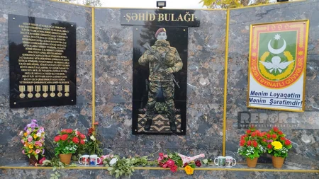 Kürdəmirdə şəhid bulağının açılışı olub