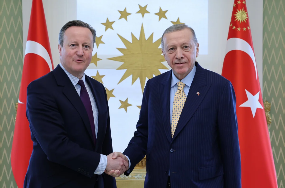 Ərdoğan Britaniya XİN başçısını qəbul edib