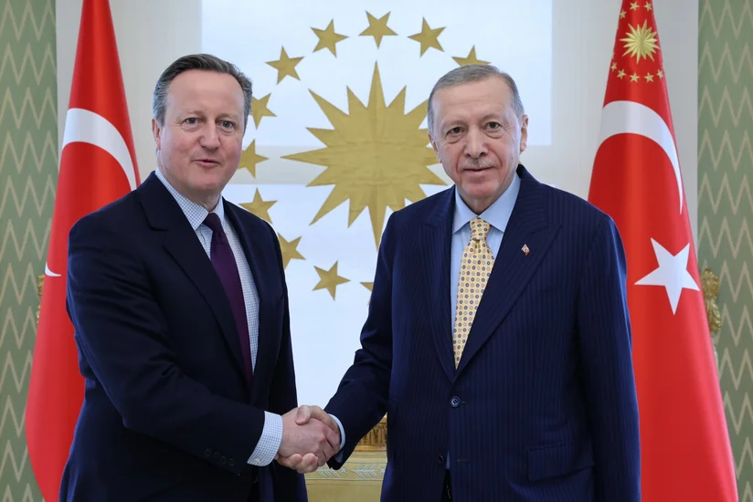 Ərdoğan Britaniya XİN başçısını qəbul edib
