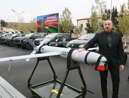 Prezident Cəbrayılda DSX-nin yeni hərbi hissə kompleksinin açılışında iştirak edib
