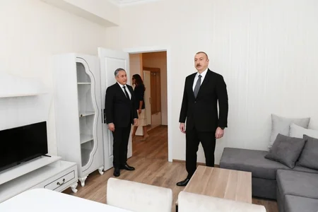 İlham Əliyev və Mehriban Əliyeva Hövsan yaşayış kompleksinin açılışında iştirak edib - YENİLƏNİB