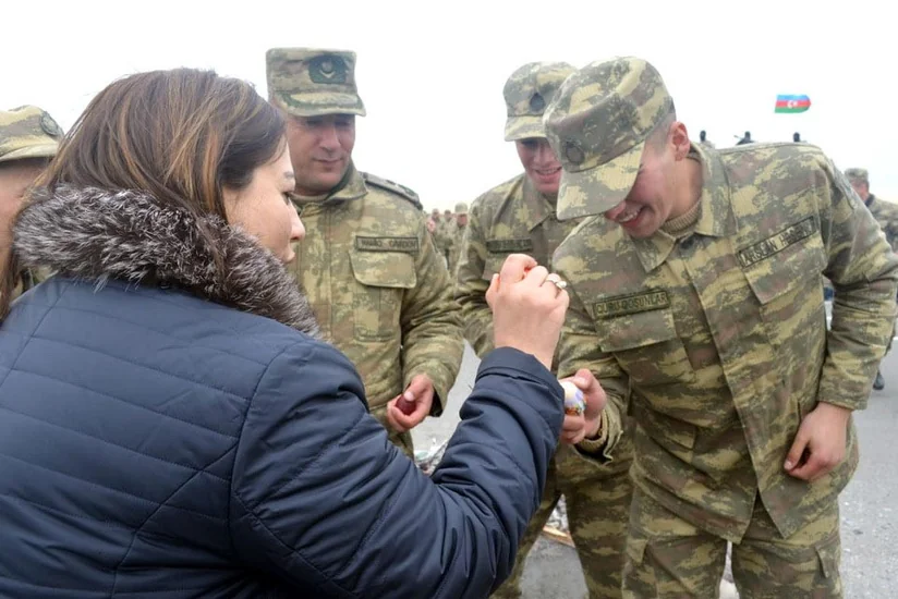 Hərbi hissələrdə Novruz bayramı tədbirləri keçirilib