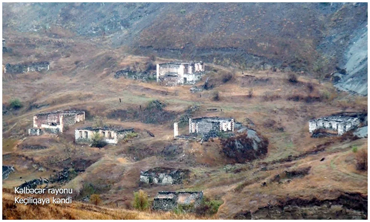 Kəlbəcərin Keçiliqaya kəndindən görüntülər