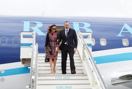 President Ilham Aliyev arrives in Turkey for a working visit - PHOTO