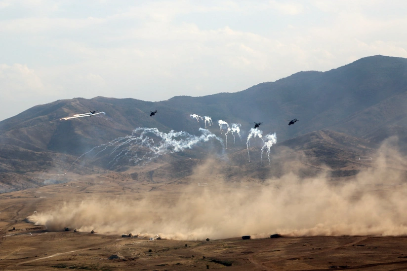 В ходе широкомасштабных учений проведен этап боевых стрельб