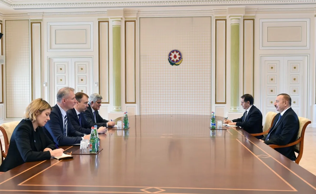 President Ilham Aliyev discusses with EU delegation the Karabakh conflict - UPDATED